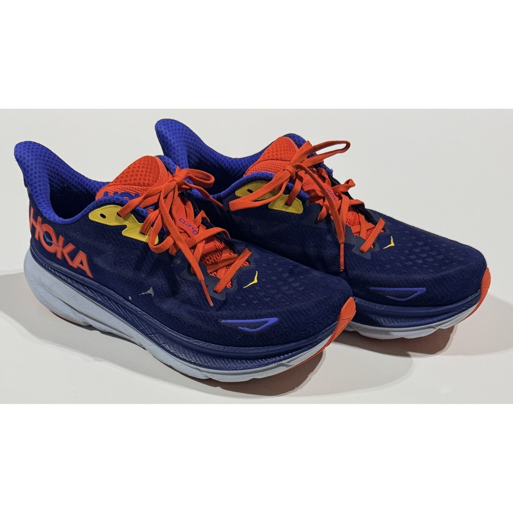 HOKA Clifton 9 - Men's Running Shoes - Blue 1127895 BBDGB - Size 11.5 D